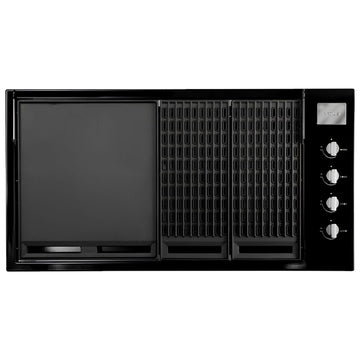 Artusi 104cm Gloss Black Built-In BBQ ABBQ1B