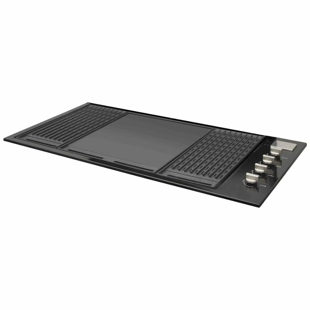 Artusi 104cm Gloss Black Built-In BBQ ABBQ1B