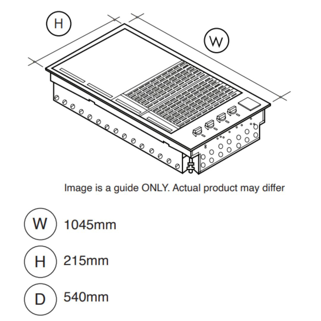 Artusi 104cm Stainless Steel Built-In BBQ ABBQM