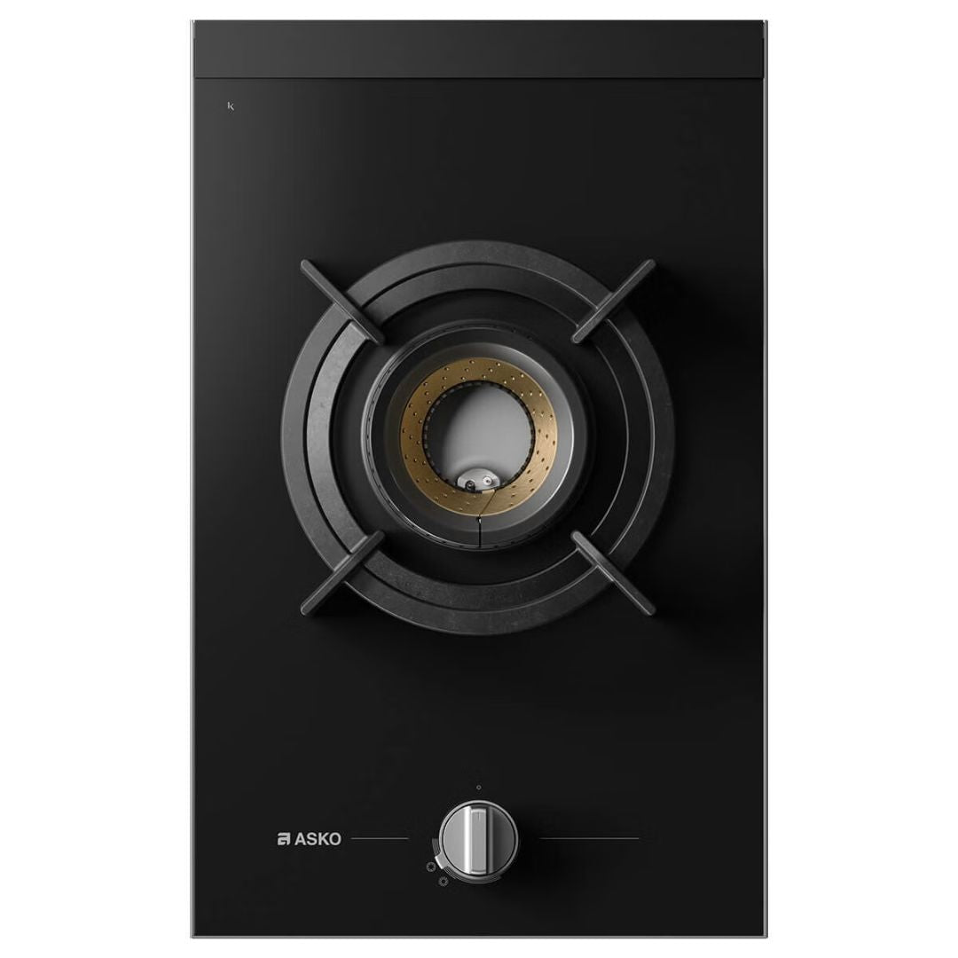 Asko 33cm Gas Cooktop with Volcano Burner HG8313BGD1 - Clearance