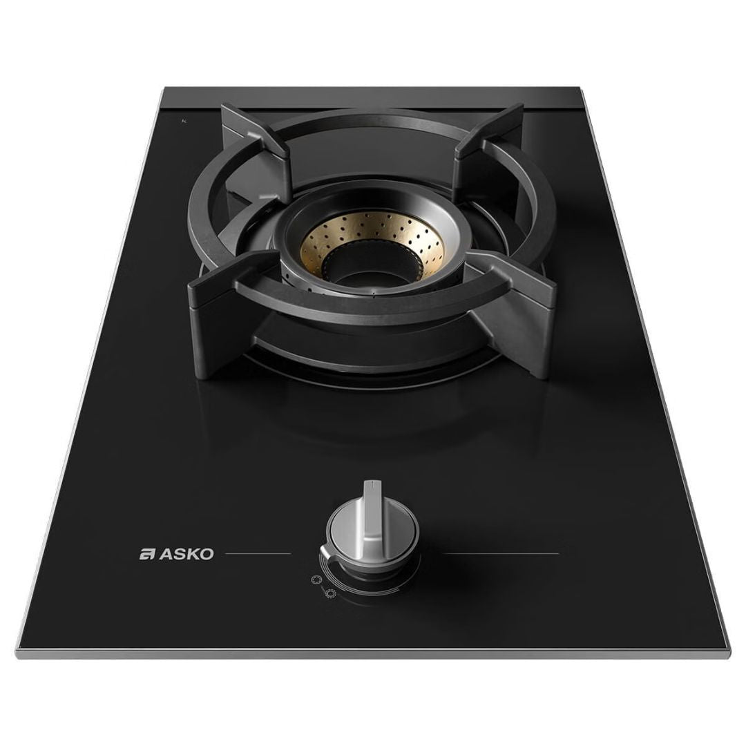 Asko 33cm Gas Cooktop with Volcano Burner HG8313BGD1 - Clearance