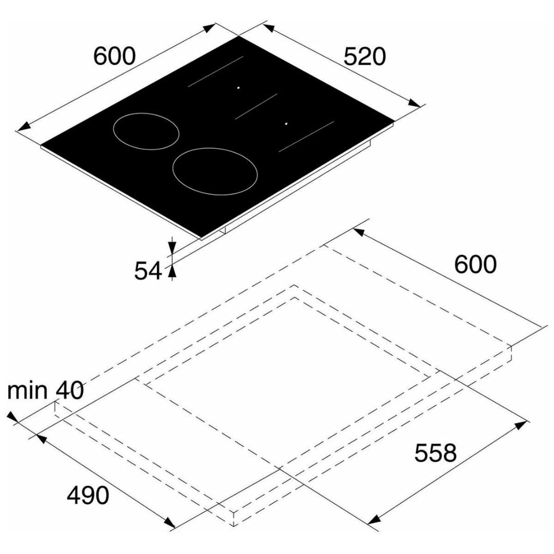 Asko 60cm Induction Cooktop HI1621G - Factory Seconds