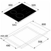 Asko 60cm Induction Cooktop HI1621G - Factory Seconds