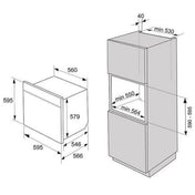 Asko 60cm Pyrolytic Built-In Oven OP8637S - Factory Seconds
