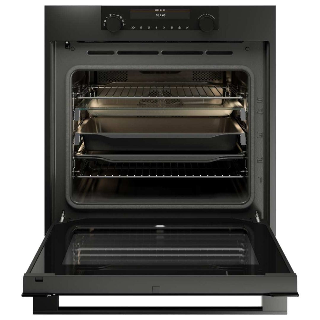 Asko 60cm Pyrolytic Built-In Oven Graphite Black OP8687A1 - Factory Seconds