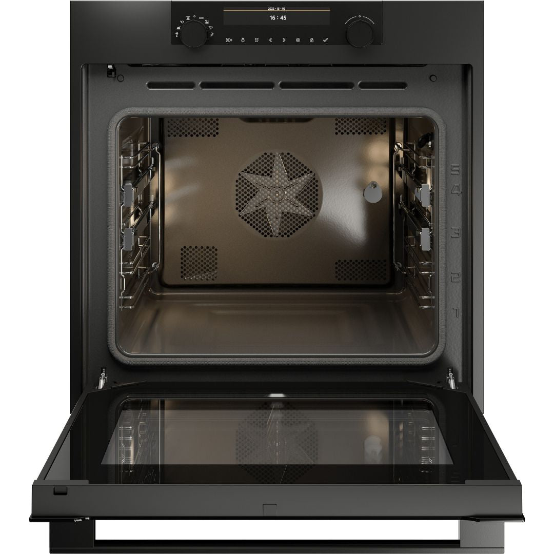 Asko 60cm Pyrolytic Built-In Oven Graphite Black OP8687A1 - Factory Seconds