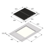 Asko 60cm Matte Induction Cooktop HI1655M - Factory Seconds