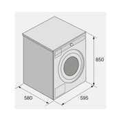 Asko 8kg Front Load Pro Wash Washing Machine W4086P.W.AU - Factory Seconds