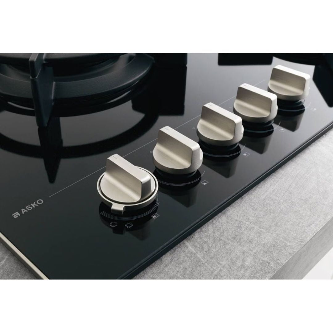 Asko 90cm Natural Gas Cooktop HG1935AD - Factory Seconds