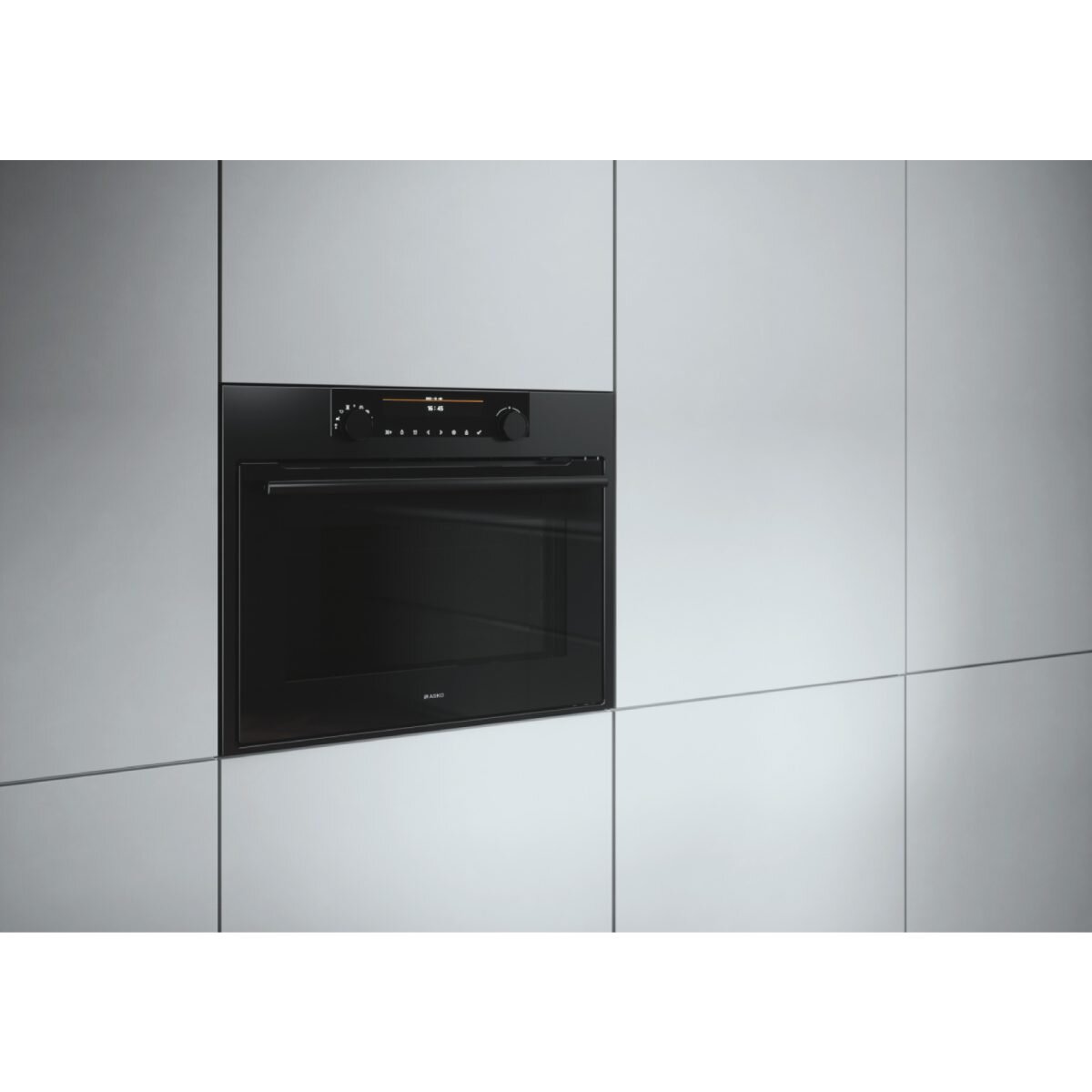 Asko 60cm Graphite Black Oven with Full Steam OCS8687A1 and Combi Microwave Oven OCM8487A1 Bundle - Factory Seconds