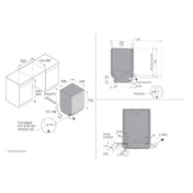 Asko Built Under White Dishwasher DBI253IB.W.AU - Carton Damage