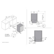 Asko 60cm Built Under Dishwasher Stainless Steel DBI565IK.S.AU - Factory Seconds