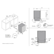Asko Built Under Stainless Steel Dishwasher DBI766IQ.S.AU - Factory Seconds