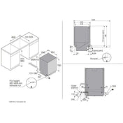 Asko Built Under Black Steel Dishwasher DBI766IQXXL.BS.AU - Factory Seconds