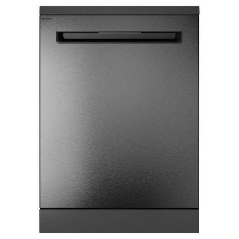 Asko 60cm Freestanding Dishwasher Black Steel HDFS143B.BS - Factory Seconds