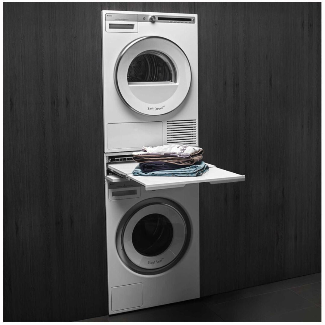 Asko Laundry Pull-out Stacking Kit White HDB1153W - Factory Seconds