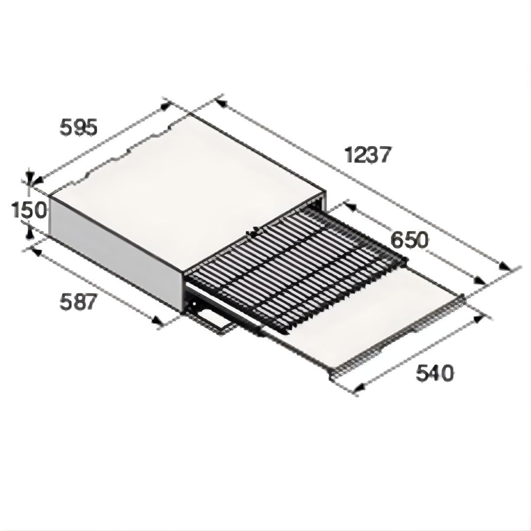 Asko Laundry Pull-out Stacking Kit White HDB1153W - Factory Seconds