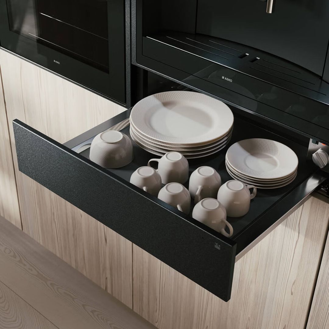 Asko Warming Drawer Black Steel ODW61BS0 - Factory Seconds