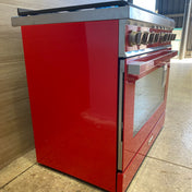 Smeg 90cm Red Freestanding Portofino Oven CPF9GPRA - Ex Display