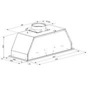 Beko 52cm Under Cupboard Rangehood BRH52UX