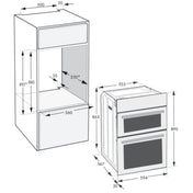 Beko 60cm Multifunction Built-in Double Oven BBO6811DDX