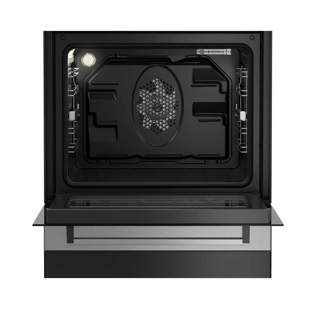 Beko 60cm Dual Fuel Stainless Steel Freestanding Oven BFC60GMX