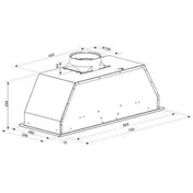 Beko 70cm Undermount Rangehood BRH70UX