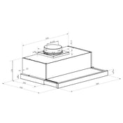 Beko 90cm Slideout Rangehood BRH90TW