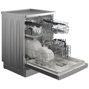 Beko 60cm Platinum Steel Freestanding Dishwasher BDFB1410X