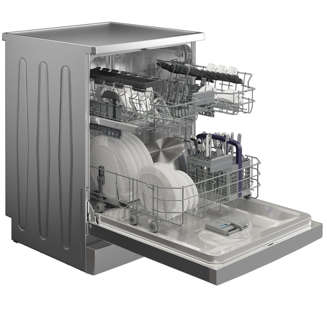 Beko 60cm Stainless Steel Freestanding Dishwasher BDFB1430X