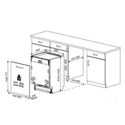 Beko 60cm Fully Integrated Dishwasher BDI1420