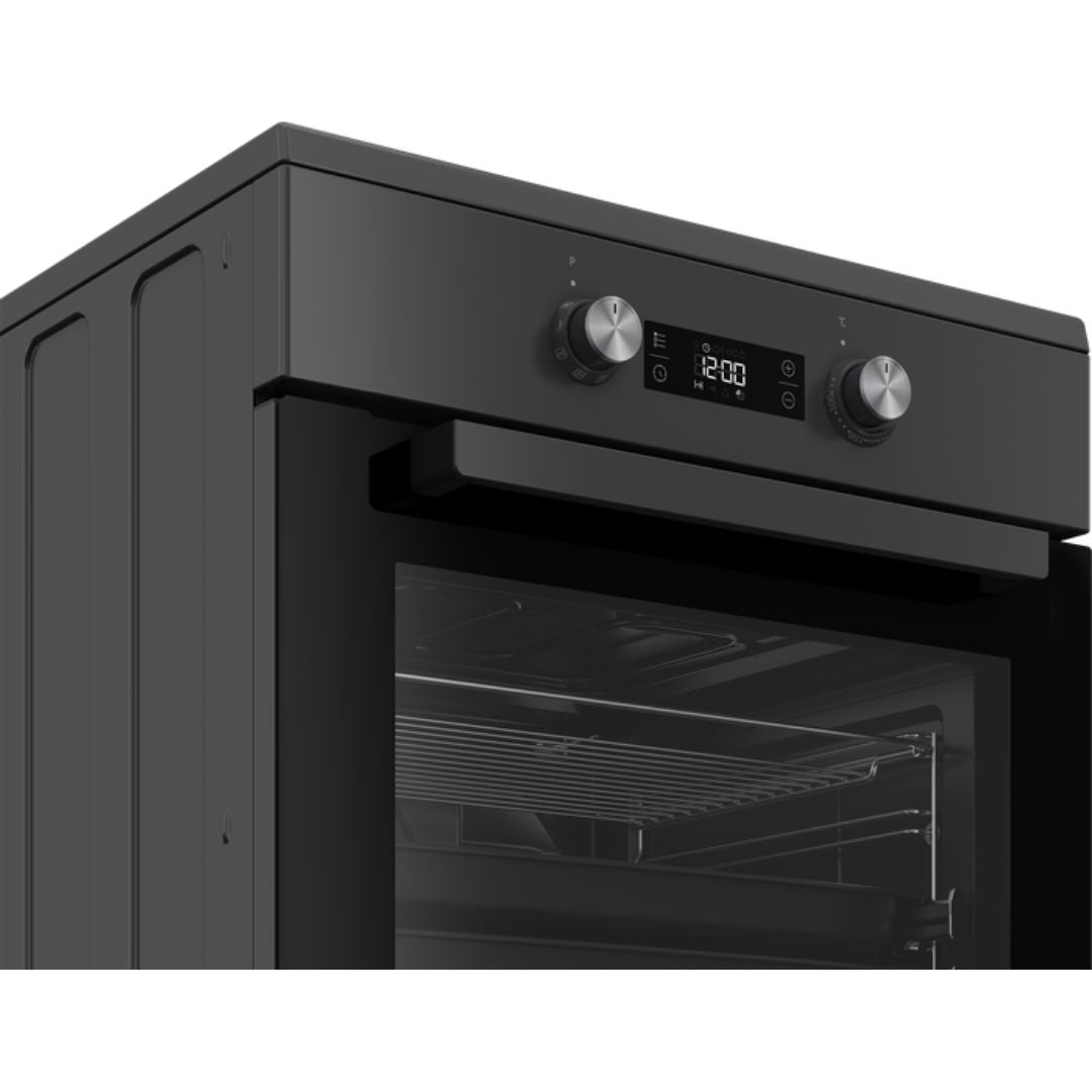 Beko 60cm Anthracite Freestanding Oven with Induction Cooktop BFCB60IMAN