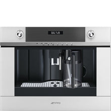 Load image into Gallery viewer, Smeg Built In White Linea Coffee Machine CMS4101B - Factory Seconds Discount
