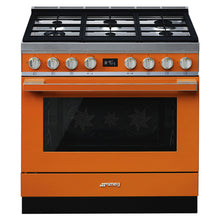 Load image into Gallery viewer, Smeg 90cm Orange Freestanding Portofino Oven CPF9GPORA - Factory Seconds Discount
