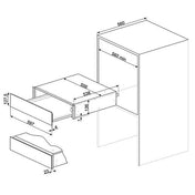 Smeg Stainless Steel Warming Drawer CPRA315X- Factory Seconds Discount