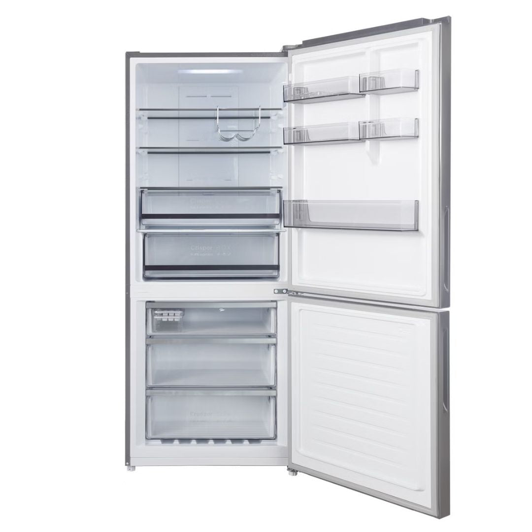 CHiQ 396L Stainless Steel Bottom Mount Fridge CBM394NSS6E