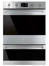 Load image into Gallery viewer, Smeg  60cm Stainless Steel Double Oven DOSPA6395X
