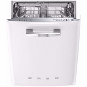 Smeg White Retro Built In Dishwasher DWIFABB2  - Factory Seconds Discount
