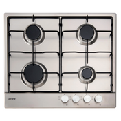 Euro 60cm Stainless Steel Gas Cooktop ECT600GS - Factory Seconds