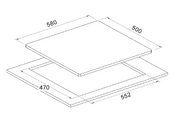 Euro 60cm Stainless Steel Gas Cooktop ECT60WCX