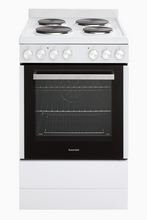 Load image into Gallery viewer, Euromaid 54cm Freestanding White Oven With Solid Cooktop EFS54FC-SEW
