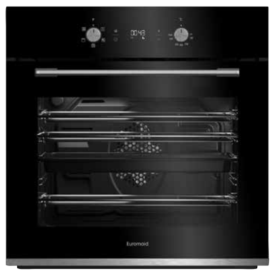 Euromaid 60cm 5 Function Built-in Oven EKD5B