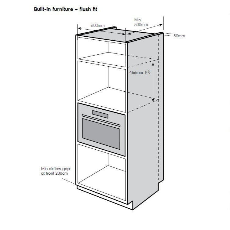 Electrolux 25L UltimateTaste 300 Built-in Microwave Oven EMB2523DSE - Factory Seconds