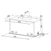 Electrolux 52cm Undermount Rangehood ERI512SE - Factory Seconds