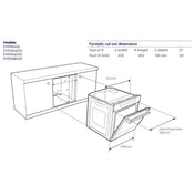 Electrolux 60cm Pyrolytic Electric Oven EVEP616DSD - Ex Display
