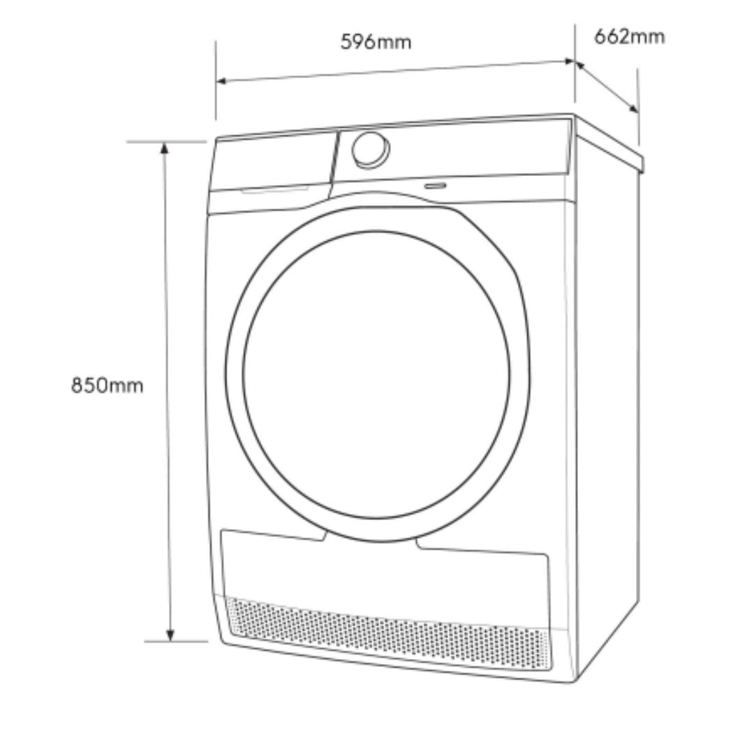 Electrolux 500 Series 8kg Heat Pump Dryer EDH803P5WC - Factory Seconds