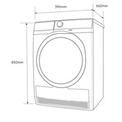 Electrolux 500 Series 8kg Heat Pump Dryer EDH803P5WC - Factory Seconds