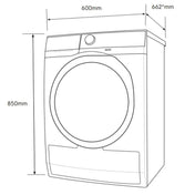 Electrolux 8kg UltimateCare 700 Heat Pump Dryer with Wi-Fi EDH803R7WB - Factory Seconds