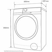 Electrolux 8kg Front Load Washing Machine EWF8024Q5WB - Factory Seconds