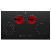 Electrolux 90cm Ceramic Glass Cooktop EHC944BE - Factory Seconds
